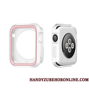 Apple Watch Series 1 Bicolored Hvid Cover Silikone Beskyttelse Etui Grøn