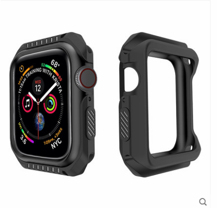 Apple Watch Series 1 Etui Anti-fald Blå Beskyttelse Ramme Silikone