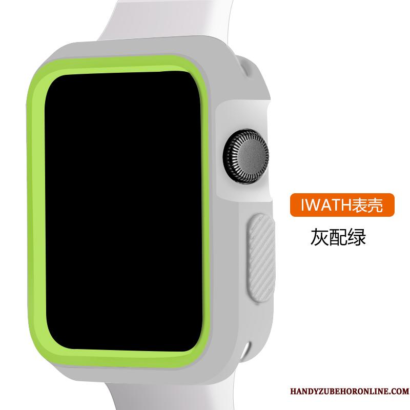 Apple Watch Series 1 Sport Alt Inklusive Etui Hvid Beskyttelse Silikone
