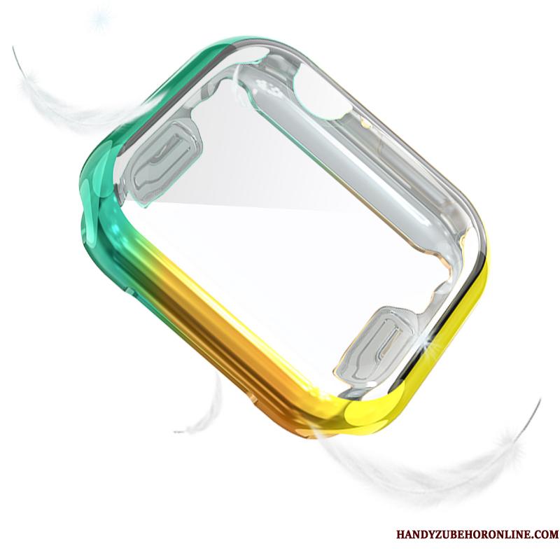 Apple Watch Series 2 Sort Farvet Cover Gul Alt Inklusive Etui Beskyttelse