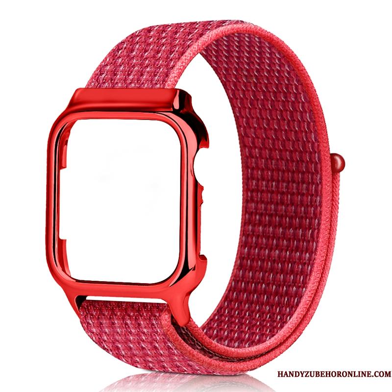 Apple Watch Series 3 Belægning Etui Af Personlighed Trend Nylon Kreativ Rød