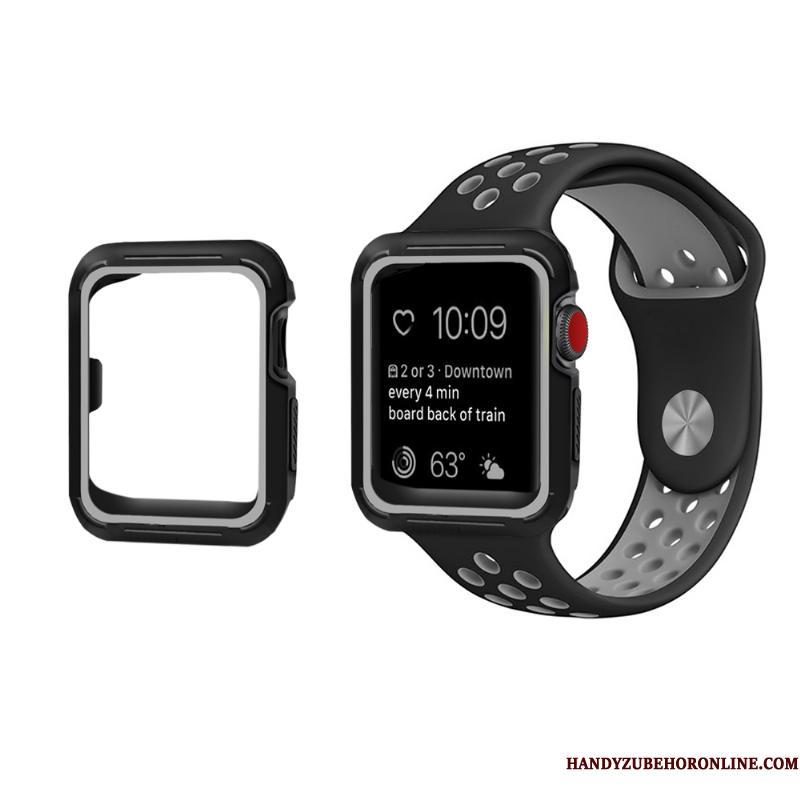 Apple Watch Series 3 Lilla Silikone Cover Beskyttelse Anti-fald Etui