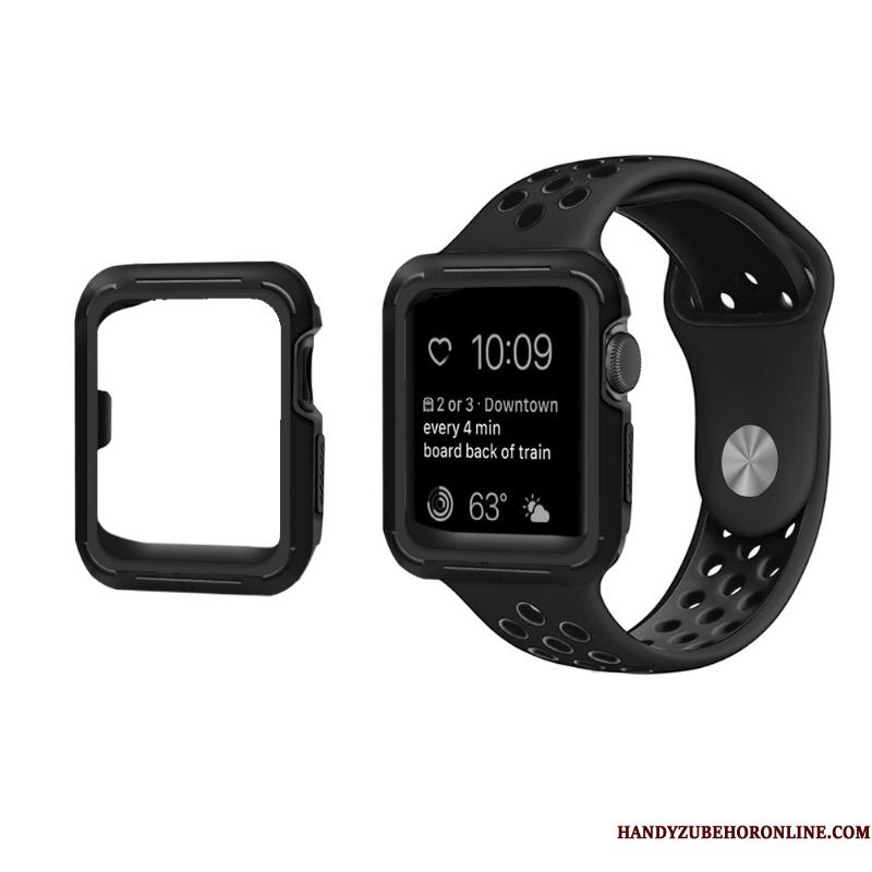 Apple Watch Series 3 Lilla Silikone Cover Beskyttelse Anti-fald Etui