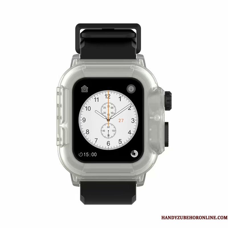Apple Watch Series 3 Running Trend Vandtætte Etui Beskyttelse Cover Sort