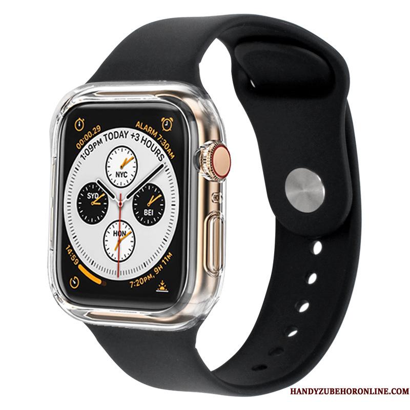 Apple Watch Series 3 Silikone Sort Cover Sport Bicolored Etui Beskyttelse