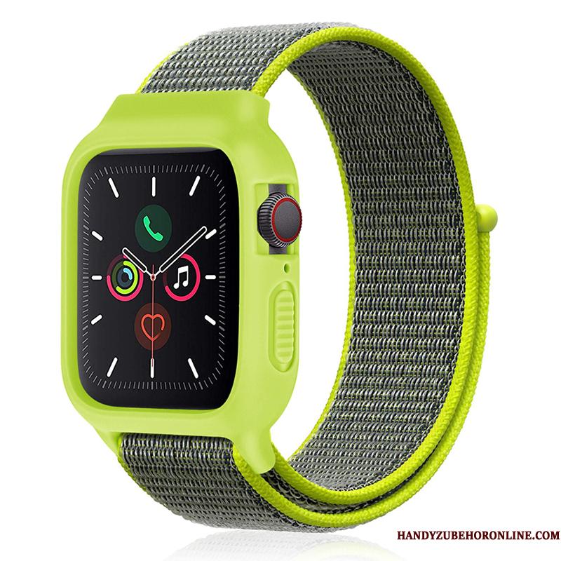 Apple Watch Series 3 Sport Ny Nylon Grøn Silikone Trend Etui