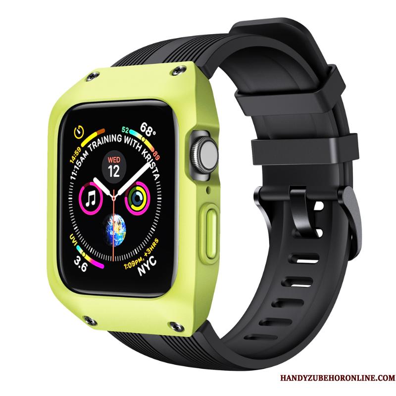 Apple Watch Series 4 Beskyttelse Anti-fald Etui Sport Kreativ Cover Grøn