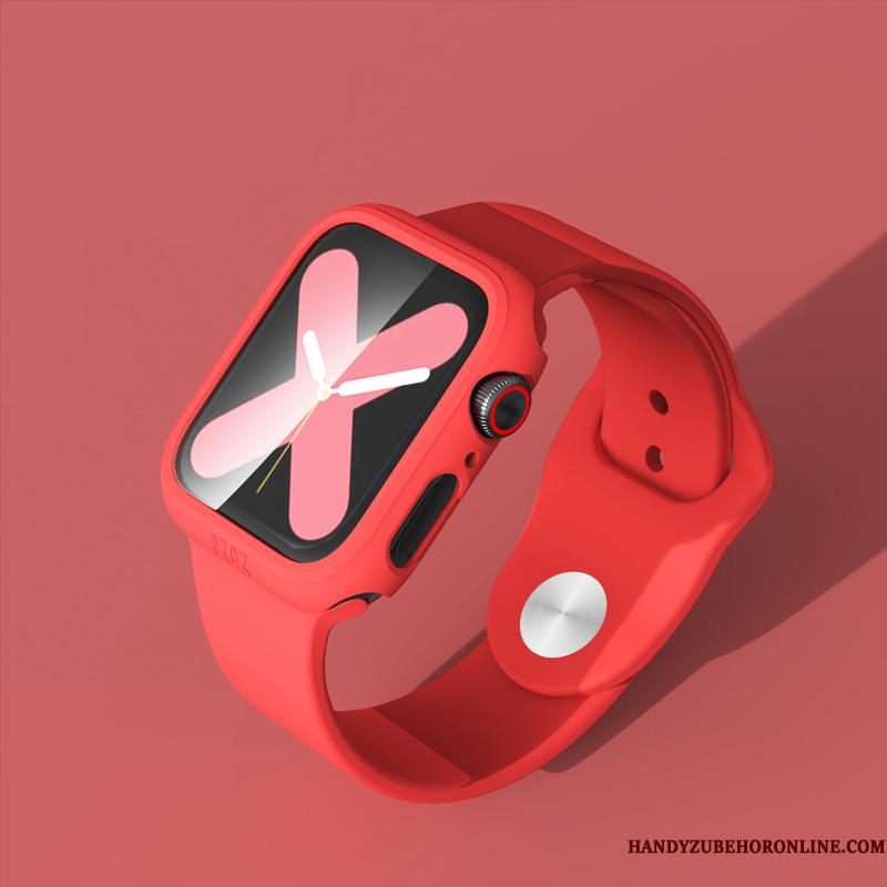 Apple Watch Series 4 Beskyttelse Tilbehør Etui Sport Trendy Rød Silikone