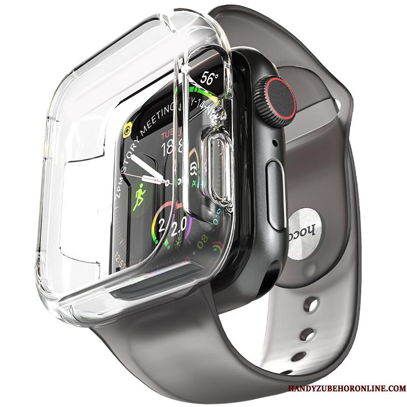 Apple Watch Series 4 Etui Blå Silikone Cover Belægning Tilbehør Trend Alt Inklusive