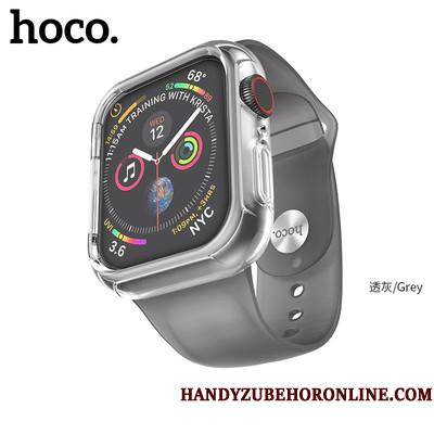 Apple Watch Series 4 Sport Silikone Beskyttelse Ny Sort Cool Etui