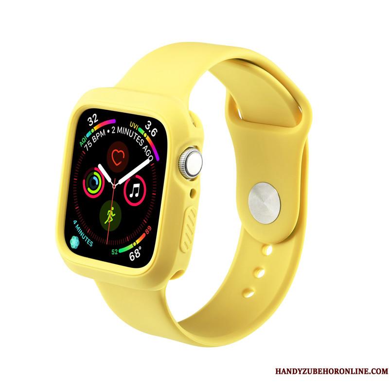 Apple Watch Series 4 Trend Af Personlighed Silikone Rød Etui Sport Vandtætte