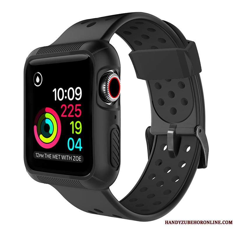 Apple Watch Series 5 Rød Silikone Beskyttelse Etui Sport