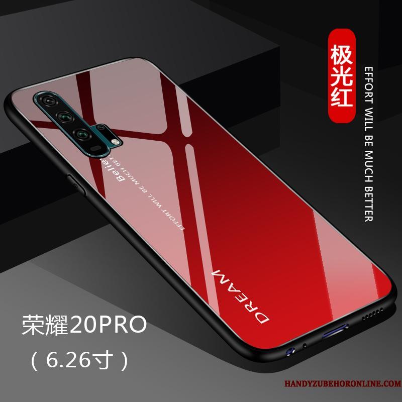 Honor 20 Pro Alt Inklusive Cover Spejl Lilla Anti-fald Telefon Etui Glas
