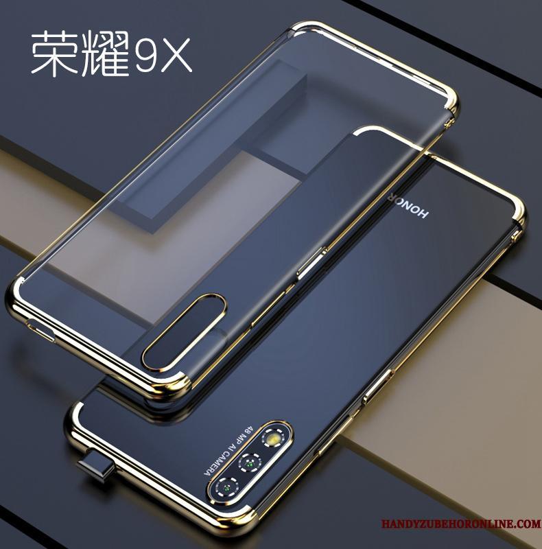 Honor 9x Mode Telefon Etui Tynd Anti-fald Belægning Beskyttelse Hængende Ornamenter