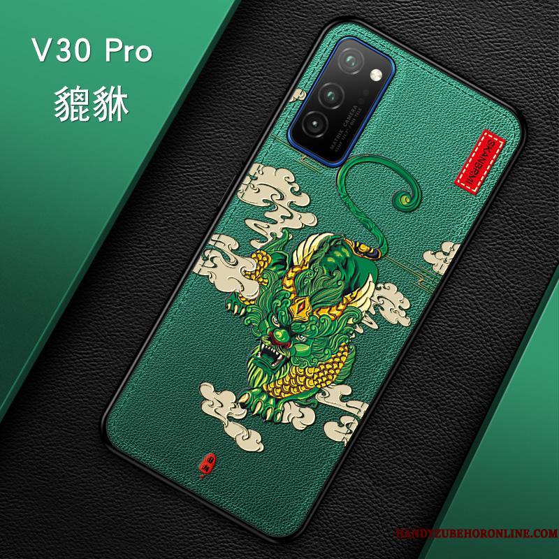 Honor View30 Pro Kreativ Mode Af Personlighed Vintage Cover Telefon Etui High End