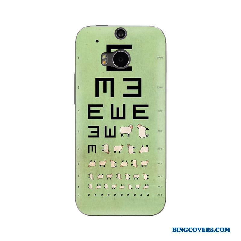 Htc One M8 Mobiltelefon Tilpas Telefon Etui Beskyttelse Lyseblå Silikone Tynd