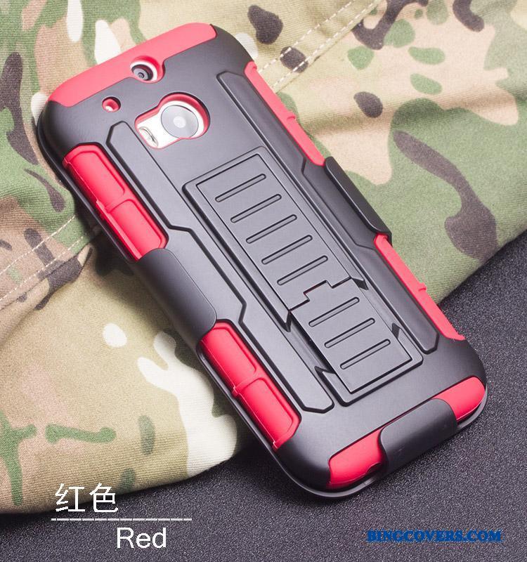 Htc One M8 Telefon Etui Cover Tynd Armour Trend Af Personlighed Lilla