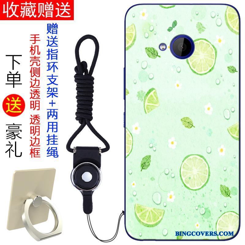 Htc U11 Life Anti-fald Cover Telefon Etui Silikone Frisk Beskyttelse Grøn