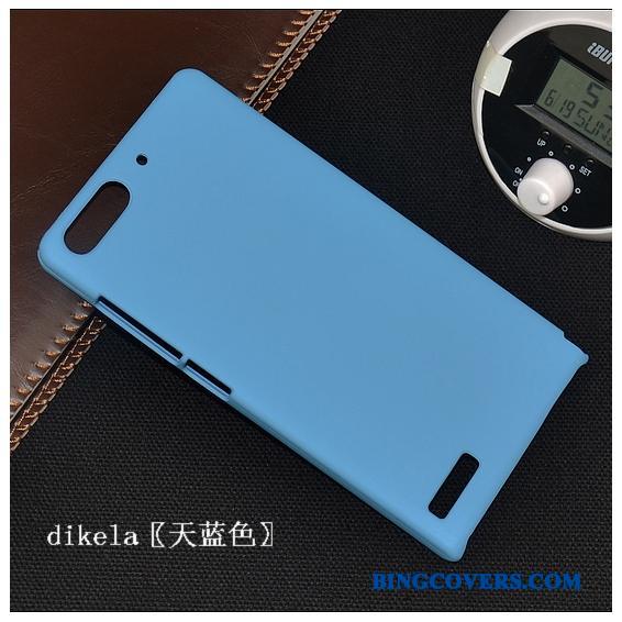Huawei Ascend G6 Cover Nubuck Mobiltelefon Telefon Etui Gul Beskyttelse Hård