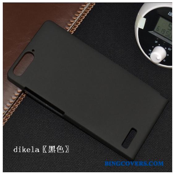 Huawei Ascend G6 Cover Nubuck Mobiltelefon Telefon Etui Gul Beskyttelse Hård