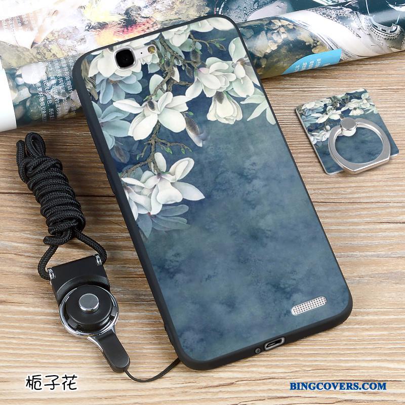 Huawei Ascend G7 Beskyttelse Mobiltelefon Silikone Trend Anti-fald Telefon Etui Cover