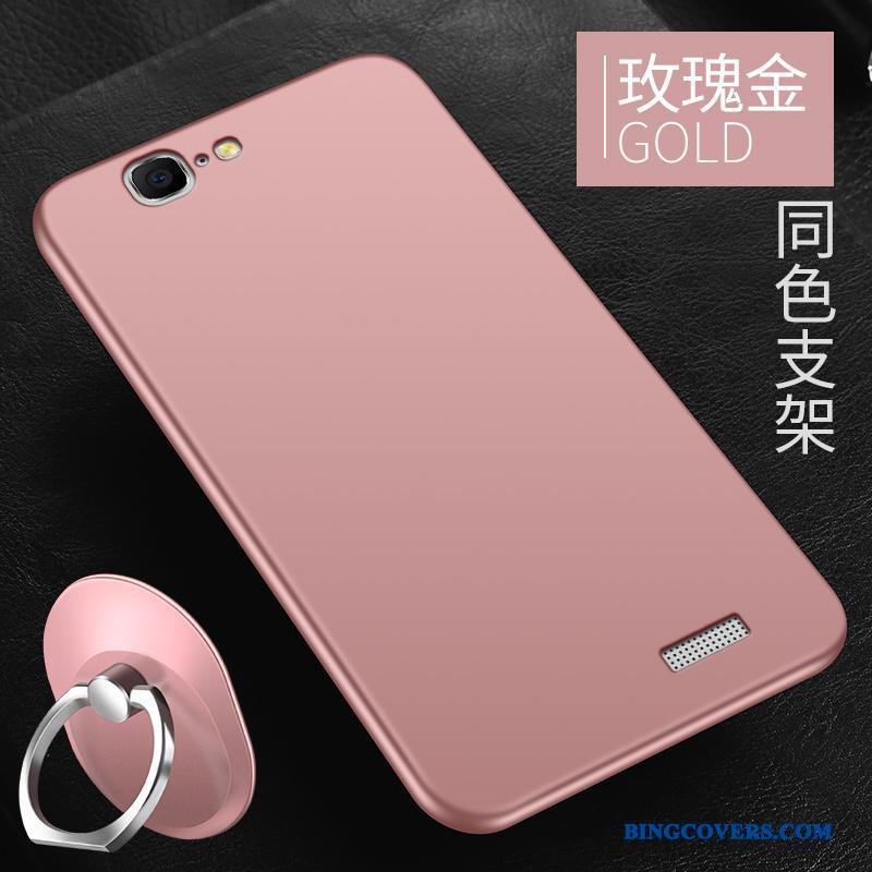 Huawei Ascend G7 Cover Silikone Etui Blød Trend Mobiltelefon Gul