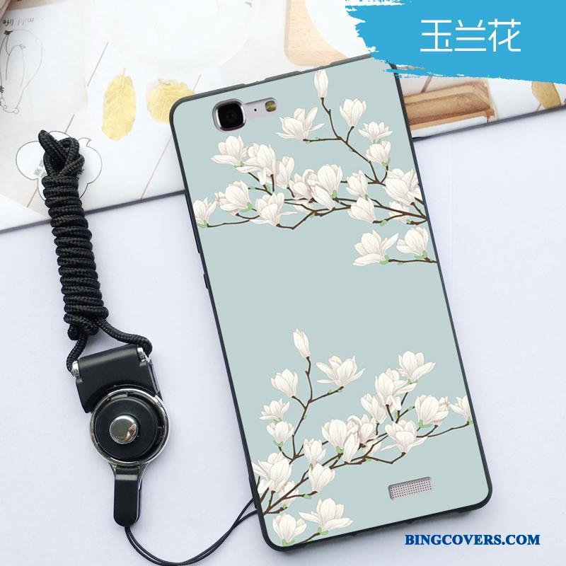 Huawei Ascend G7 Etui Silikone Beskyttelse Smuk Anti-fald Blød Hængende Ornamenter Cover