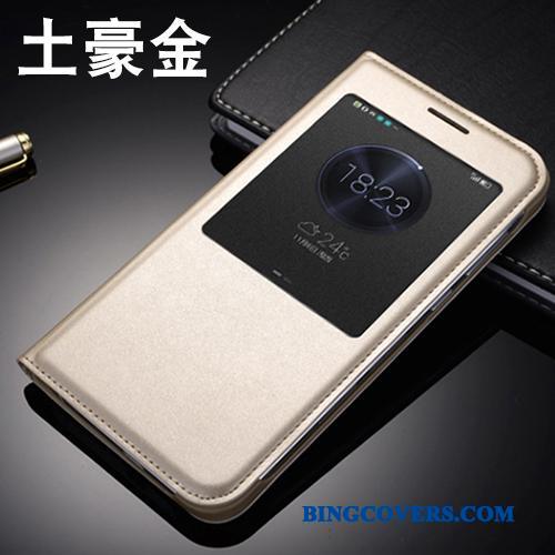 Huawei Ascend G7 Lædertaske Cover Beskyttelse Anti-fald Telefon Etui Mobiltelefon Folio
