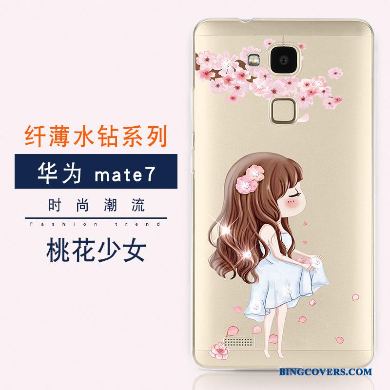Huawei Ascend Mate 7 Anti-fald Trend Blød Telefon Etui Beskyttelse Cover Alt Inklusive