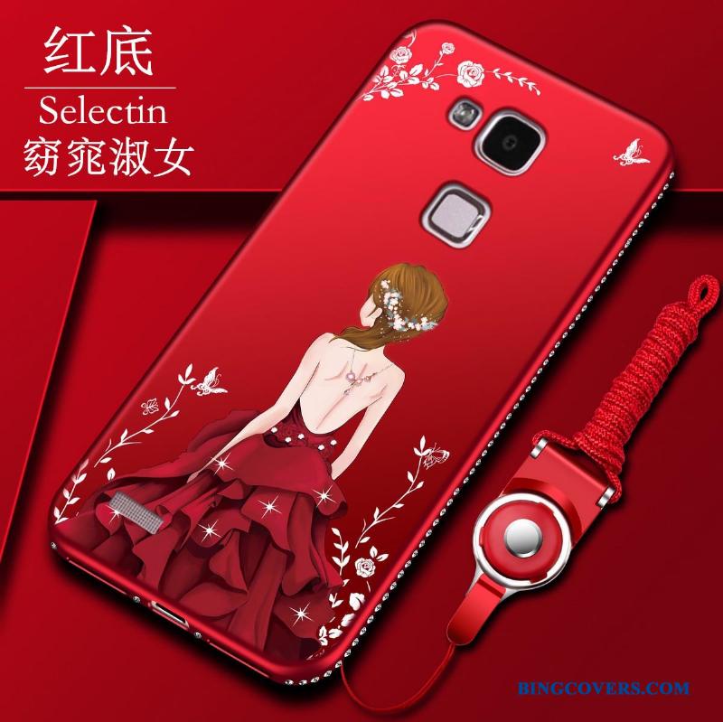 Huawei Ascend Mate 7 Etui Beskyttelse Cover Alt Inklusive Blød Telefon Sort