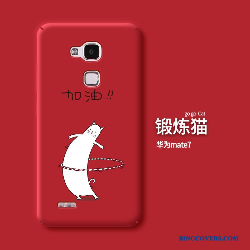 Huawei Ascend Mate 7 Hård Kreativ Beskyttelse Cartoon Etui Telefon Af Personlighed