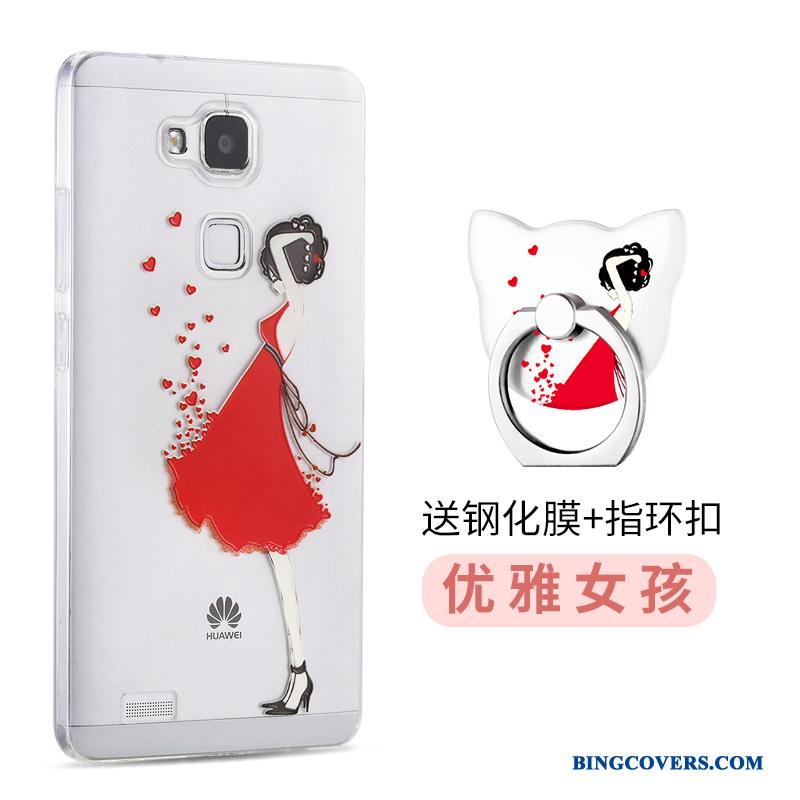 Huawei Ascend Mate 7 Lyseblå Cover Anti-fald Telefon Etui Ny Trend Beskyttelse