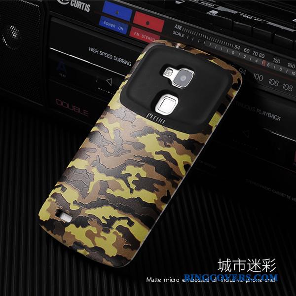 Huawei Ascend Mate 7 Silikone Beskyttelse Cover Anti-fald Telefon Etui Orange Blød
