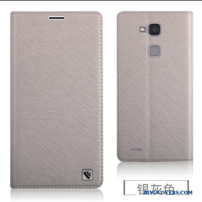 Huawei Ascend Mate 7 Telefon Etui Blød Blå Alt Inklusive Beskyttelse Cover Silikone