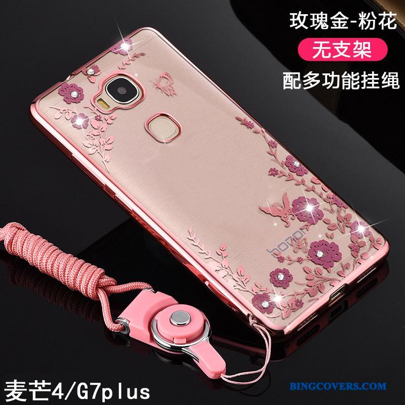 Huawei G7 Plus Anti-fald Etui Silikone Cover Trend Telefon Hængende Ornamenter