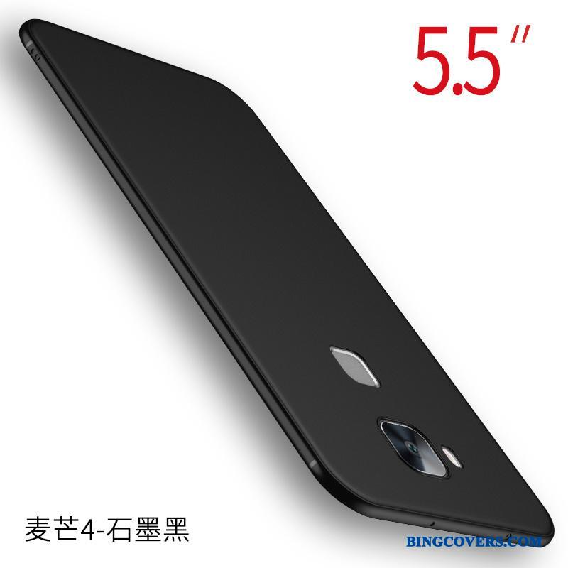 Huawei G7 Plus Anti-fald Telefon Etui Rød Silikone Blød Beskyttelse Alt Inklusive