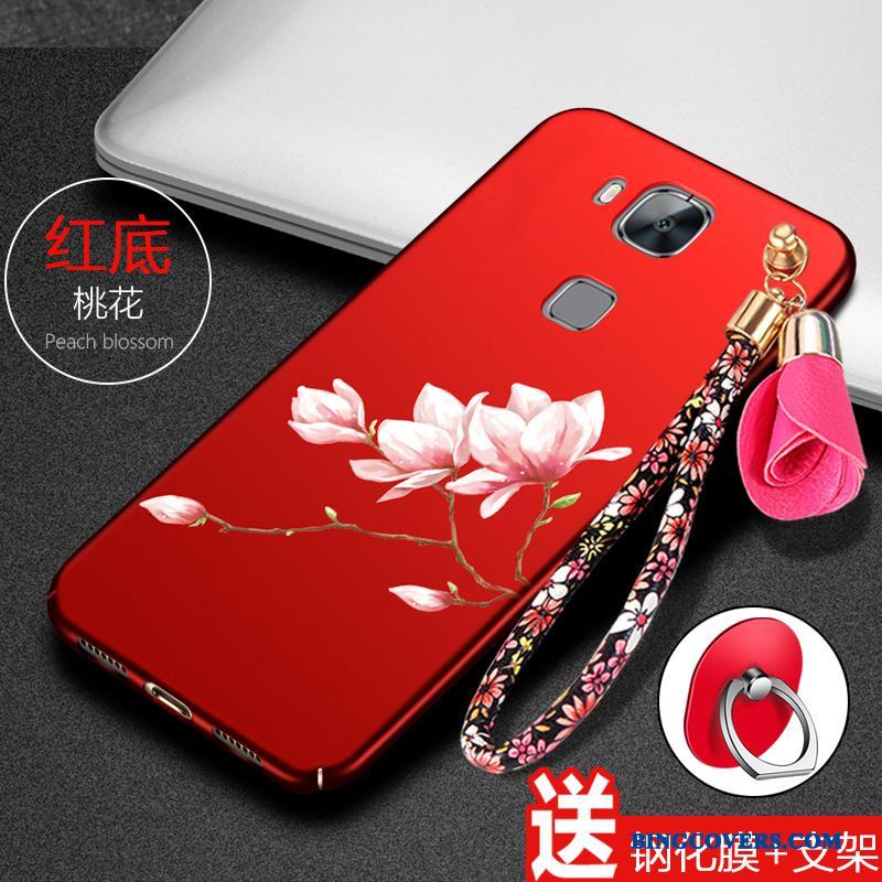 Huawei G7 Plus Beskyttelse Anti-fald Cover Alt Inklusive Telefon Etui Trend Rød