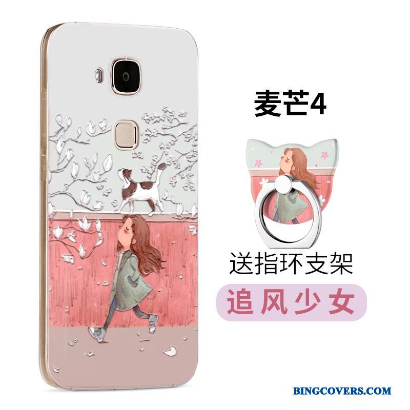 Huawei G7 Plus Beskyttelse Silikone Etui Kreativ Alt Inklusive Telefon Cover