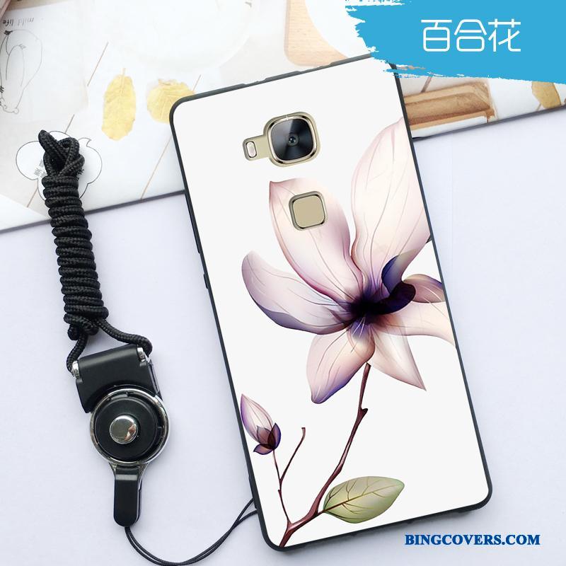 Huawei G7 Plus Blød Silikone Anti-fald Lyseblå Etui Beskyttelse Telefon