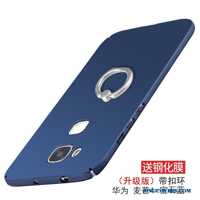 Huawei G7 Plus Cover Etui Ring Sort Telefon Silikone Hård