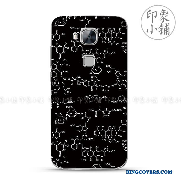 Huawei G7 Plus Elskeren Cover Tynd Trend Telefon Etui Silikone Sort