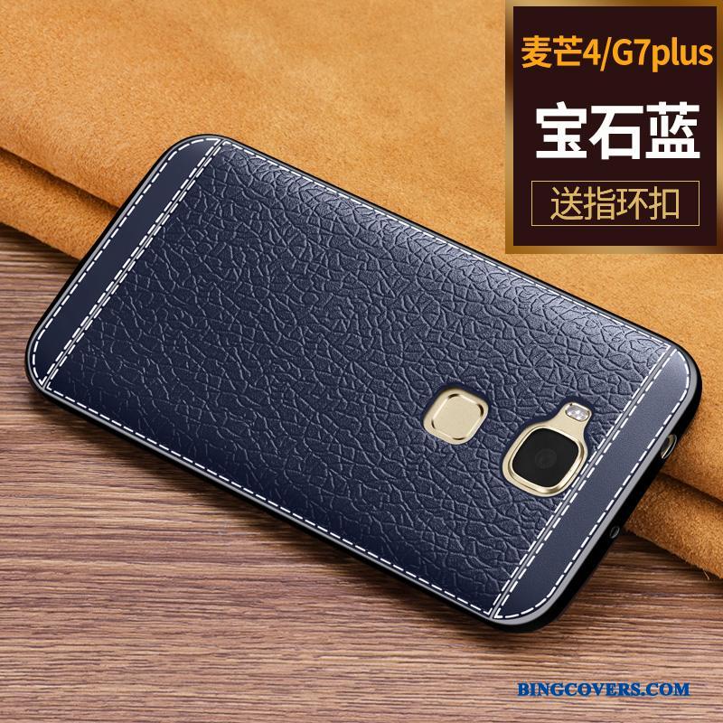 Huawei G7 Plus Etui Cover Blød Anti-fald Telefon Grå Beskyttelse