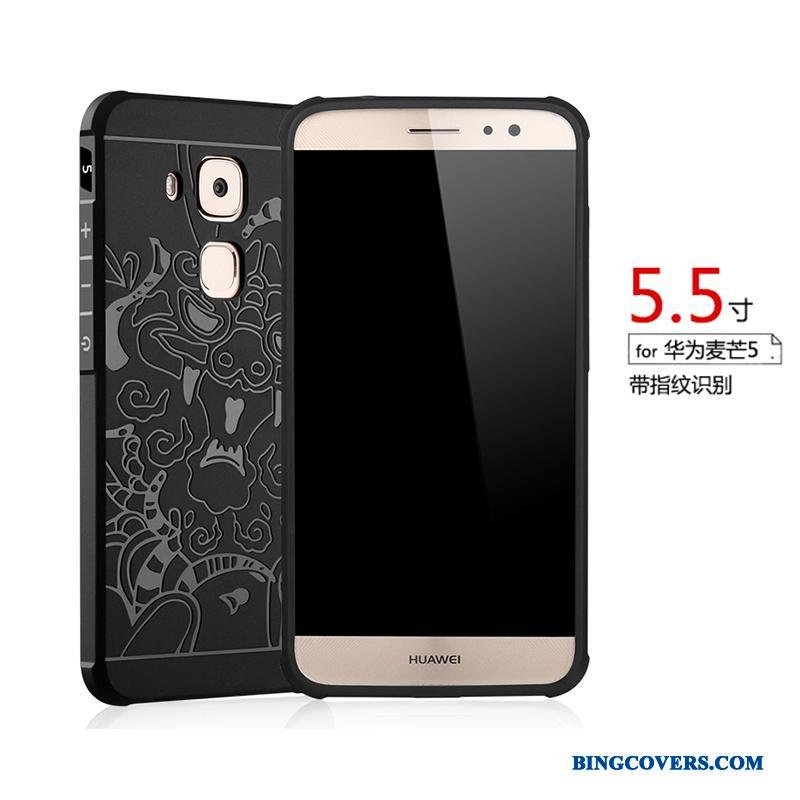 Huawei G7 Plus Etui Silikone Blød Anti-fald Trend Beskyttelse Mobiltelefon Grå