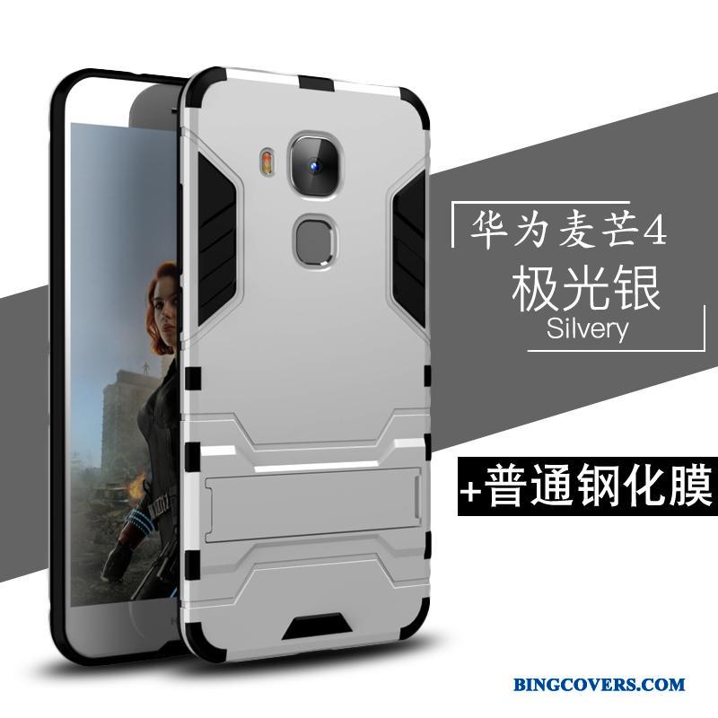Huawei G7 Plus Etui Silikone Cover Anti-fald Hård Beskyttelse Cyan Guld