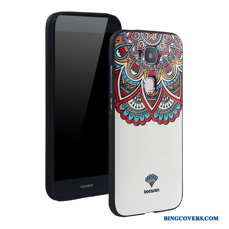 Huawei G7 Plus Etui Telefon Cover Mobiltelefon Beskyttelse Hvid Trend