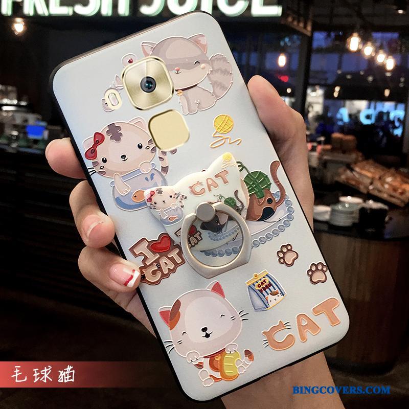 Huawei G7 Plus Frisk Silikone Trend Telefon Etui Grå Cover Cartoon