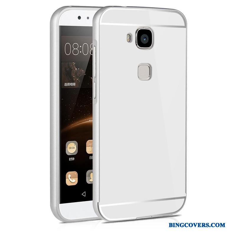 Huawei G7 Plus Lyserød Bagdæksel Anti-fald Etui Telefon Metal Beskyttelse