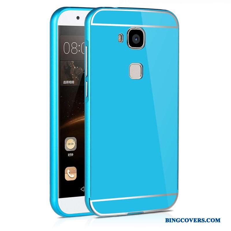 Huawei G7 Plus Lyserød Bagdæksel Anti-fald Etui Telefon Metal Beskyttelse