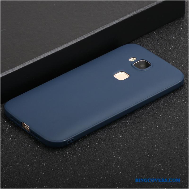 Huawei G7 Plus Lyserød Silikone Telefon Etui Blød Nubuck Cover Anti-fald