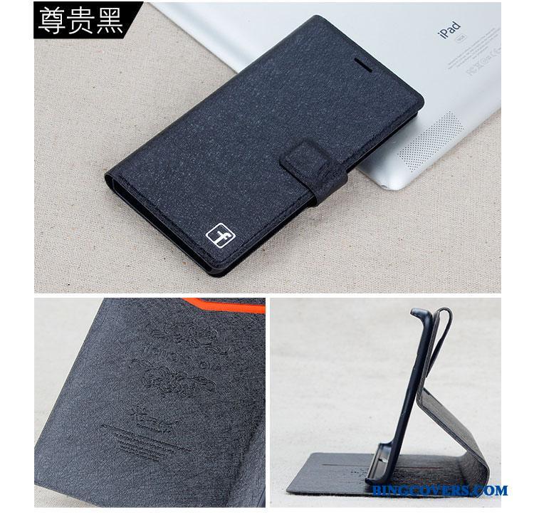Huawei G7 Plus Lædertaske Folio Lyserød Telefon Etui